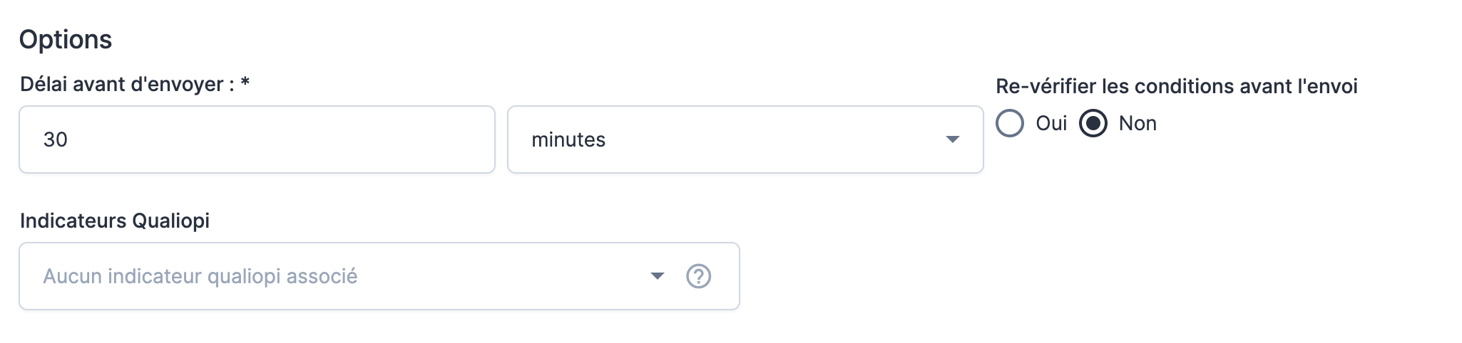 Exemple options