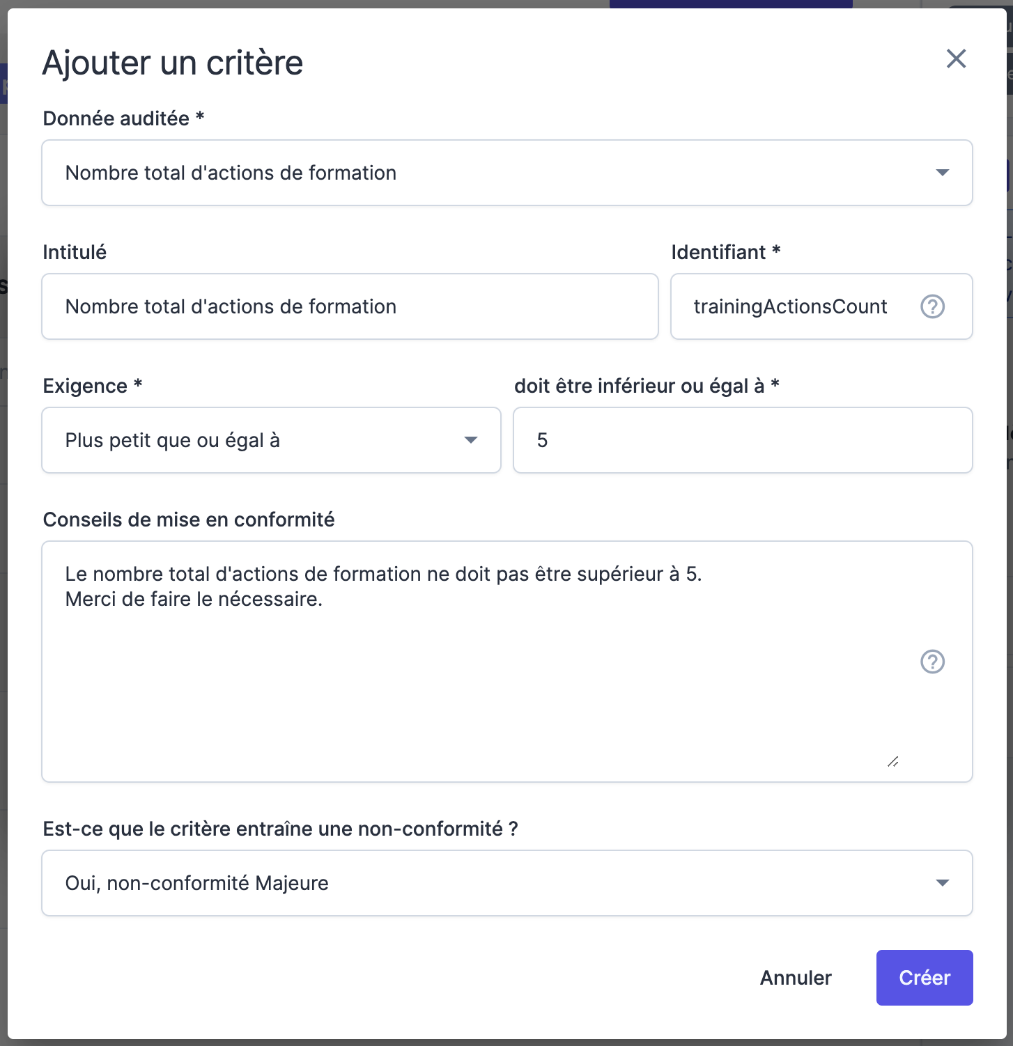 exemple2 critère